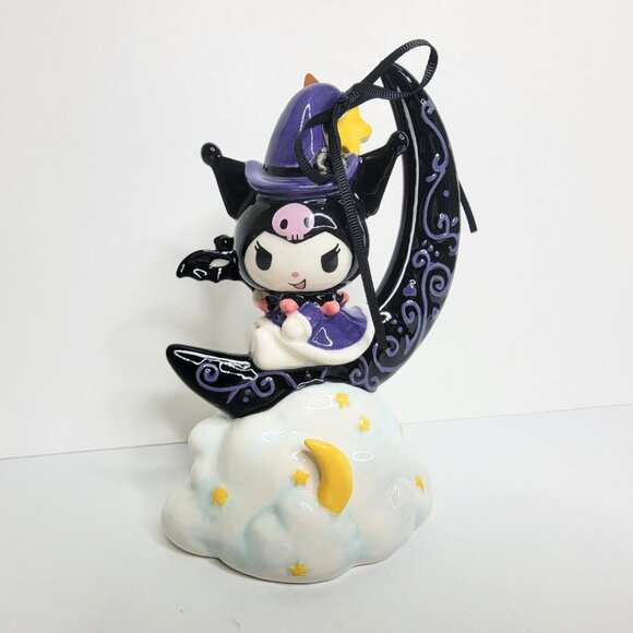 Hello Kitty Kuromi Mystic Moon Halloween Blue Sky Clayworks 7.25" Figurine - NEW - Picture 2 of 8